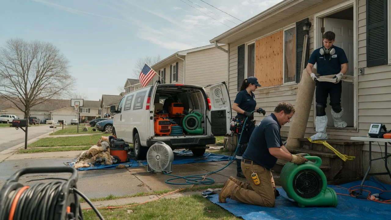 Water Damage Restoration in Dowell, IL near me